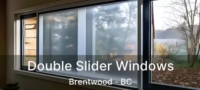 Double Slider Windows Brentwood - BC