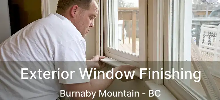 Exterior Window Finishing Burnaby Mountain - BC