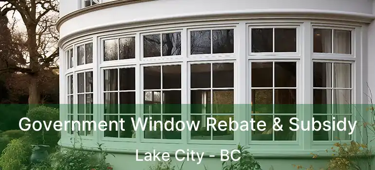 Government Window Rebate & Subsidy Lake City - BC