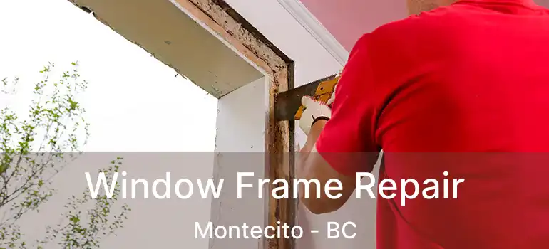 Window Frame Repair Montecito - BC