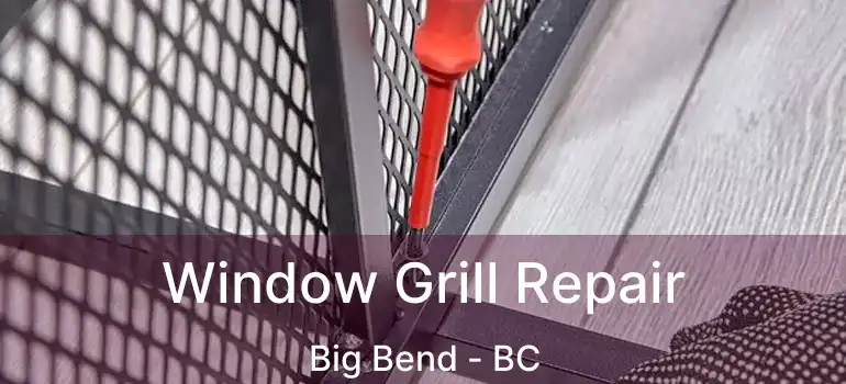Window Grill Repair Big Bend - BC